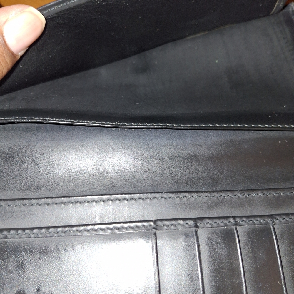 Gucci Calfskin Leather Long Tri-Fold Wallet With Unbranded Dust Bag GUC - Picture 11 of 16